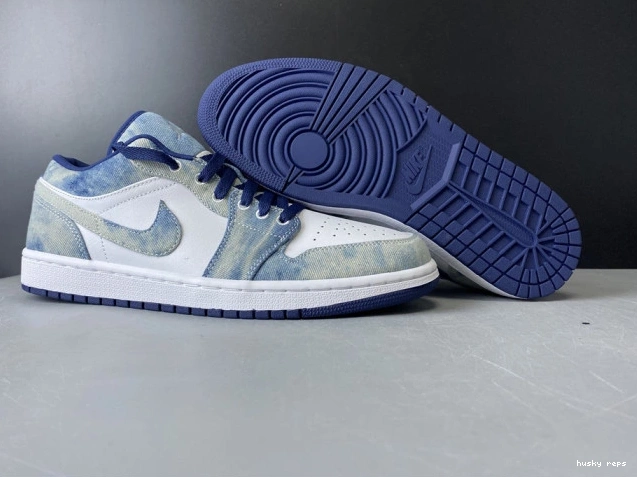Rep Husky Low Washed 1 Denim Air Jordan CZ8455-100 0630